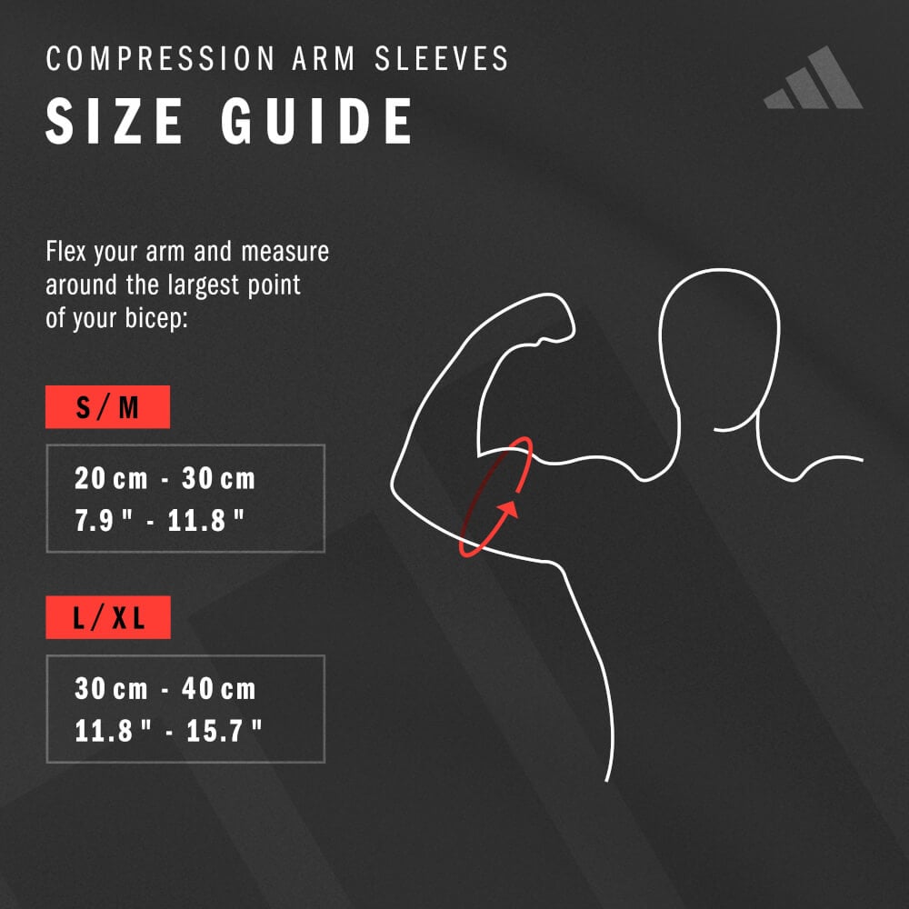 ปลอกแขน ADIDAS ADSL-13011WH S/M สีขาว